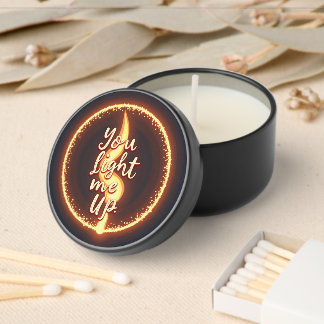 You Light Me Up Mini Candle Favors