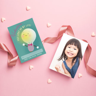 You Light Up My Life Classroom Valentine Invitation