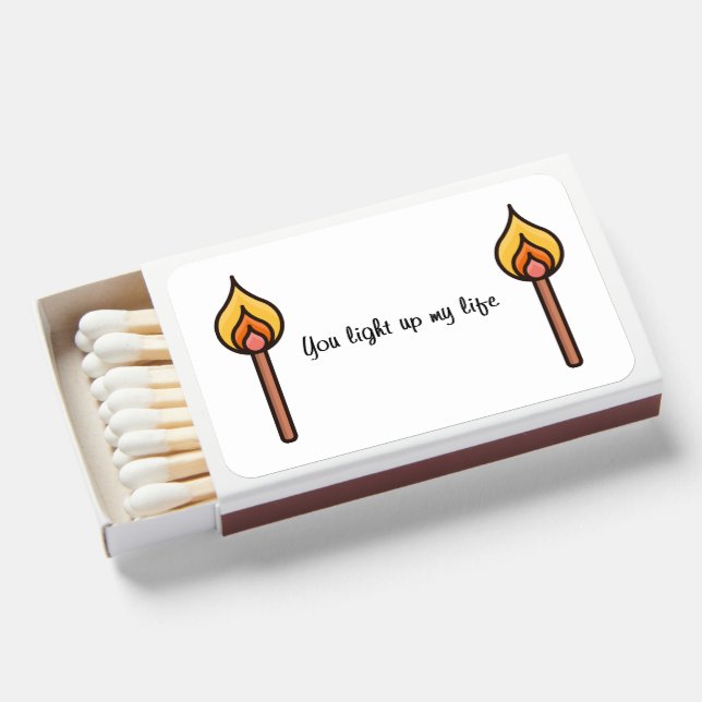 You Light Up My Life Matches (Front Open)