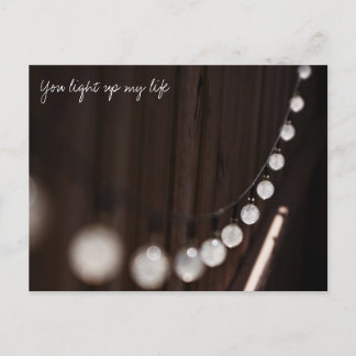 You Light Up My Life Postcard