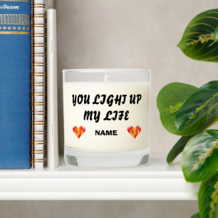 You Light Up My Life Scented Candle