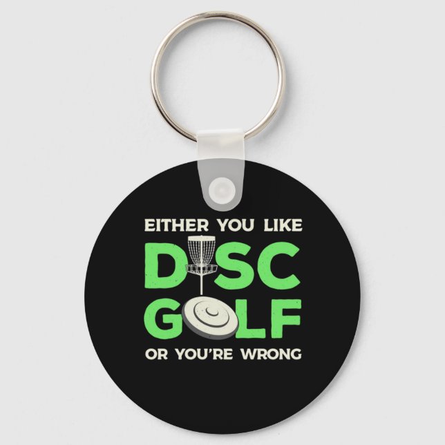 You Like Disc Golf Keychain (Front)