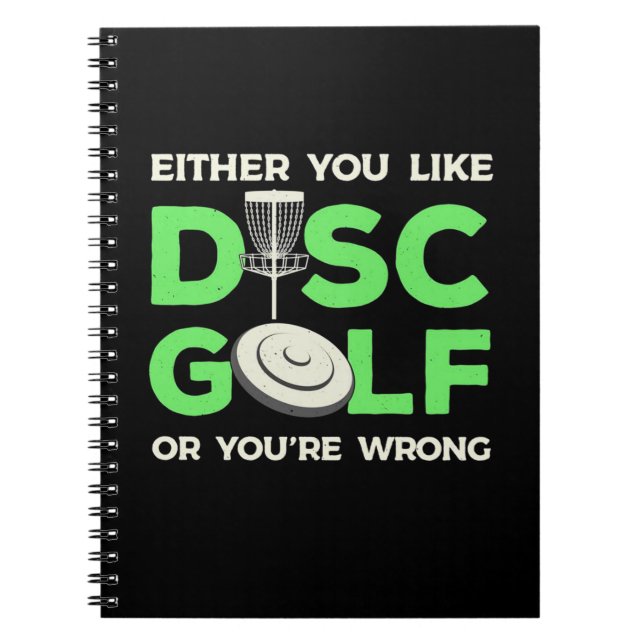 You Like Disk Golf Notebook (Front)