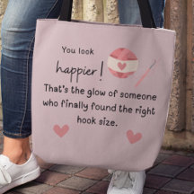 You look happier! Crochet hook meme