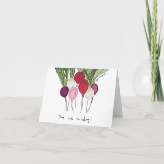 You Look Radishing! Thank You Card