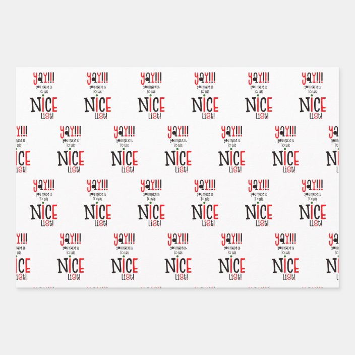 typography wrapping paper