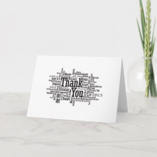 ***YOU MADE MY DAY*** THANK YOU~ LETTERPRESS THANK YOU CARD