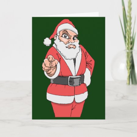 You Made The Naughty List Holiday Card