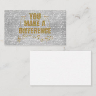 You Make A Difference  Enclosure Card