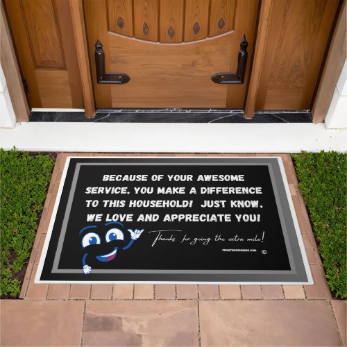 You Make A Difference In This Household Doormat