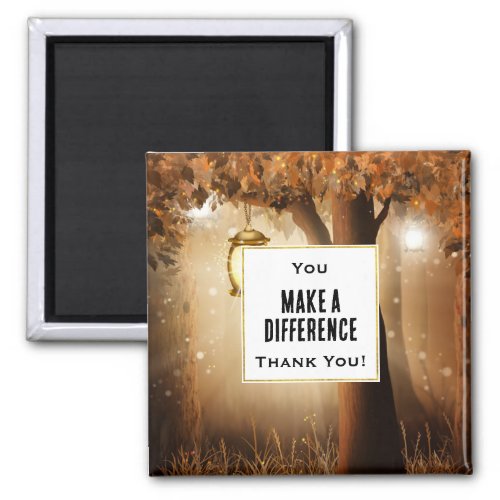 You make a Difference Magical Forest Fairy Lights Magnet