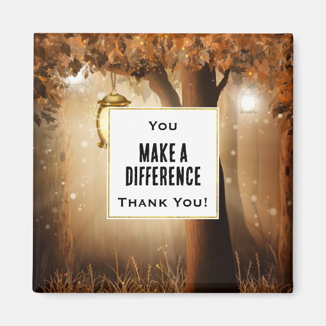 You make a Difference Magical Forest Fairy Lights Magnet (Front)