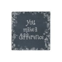 Thank You Refrigerator Magnets Zazzle You Make A Difference Quote