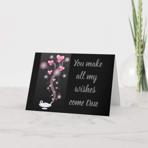 YOU MAKE ALL MY DREAMS COME TRUE VALENTINE HOLIDAY CARD
