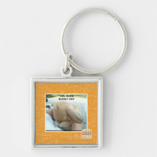 You make bunny cry keychain