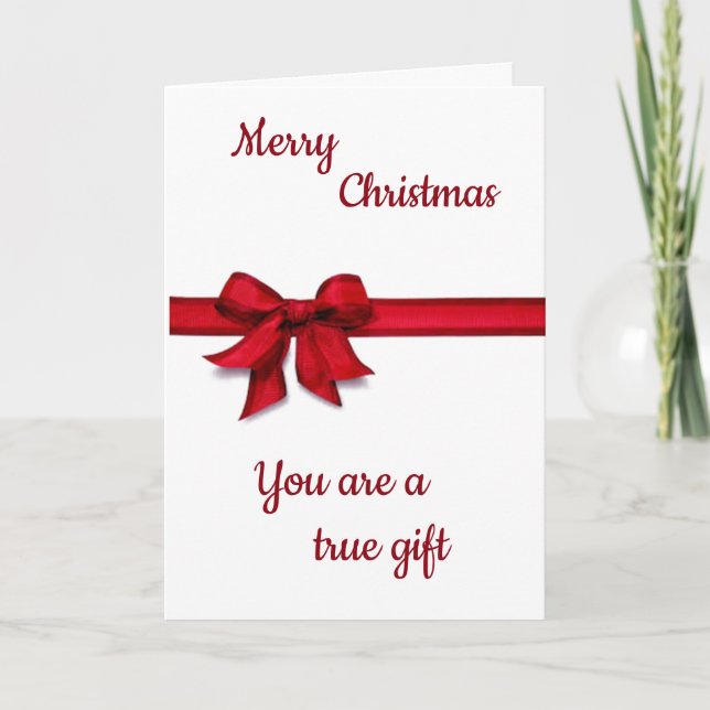 *YOU MAKE EVERY SPECIAL* FRIEND AT CHRISTMAS HOLIDAY CARD (Front)