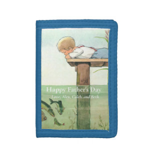 You Make Growing Up Fun Father's Day  Trifold Wallet
