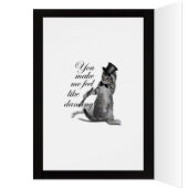 You make me feel like Dancing! Tap Dancing Cat Cards (Inside (Left))