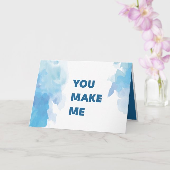 You Make Me Feel Safe Card (Orchid)