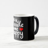 **YOU MAKE ME HAPPY** COFFEE MUG (Front Right)