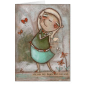 You Make Me Happy - Greeting card (Front)
