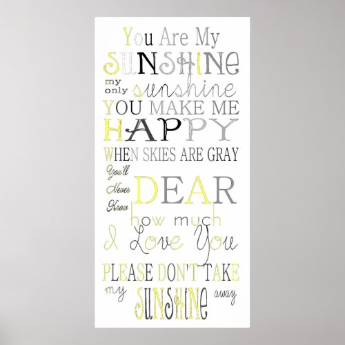 You Make me Happy Poster