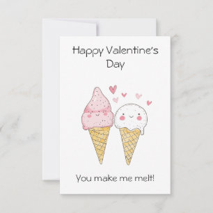 "You Make Me Melt!" – Cute & Punny Ice Cream  Card