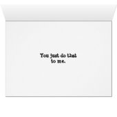You make me Nutty, Squirrel Humor Card (Inside Horizontal (Bottom))