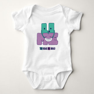 You Make Me Smile! Baby Bodysuit