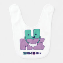 You Make Me Smile! Bib
