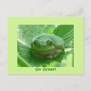 You make me smile - frog card - Customized