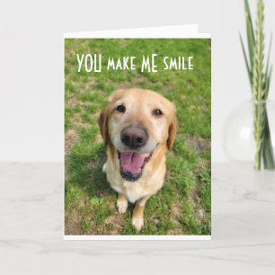 YOU MAKE ME SMILE **GRANDSON** BIRTHDAY WISHES CARD