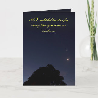 You make me smile holiday card