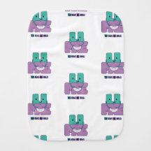 You Make Me Smile! Patterned Baby Cloth