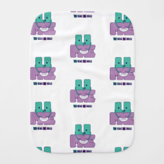 You Make Me Smile! Patterned Baby Cloth
