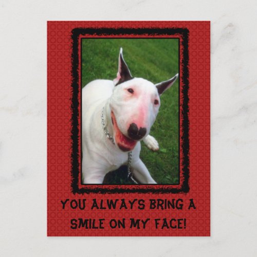You Make Me Smile Postcard