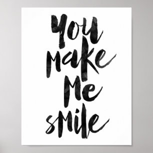 You Make Me Smile Poster