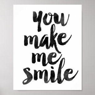 You Make Me Smile Poster