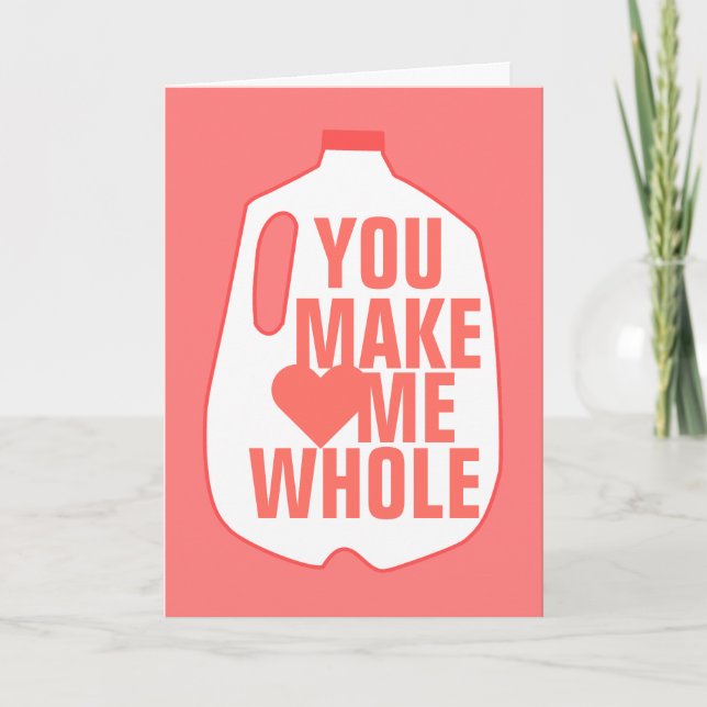 You Make Me Whole Holiday Card (Front)