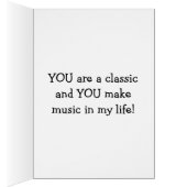 YOU MAKE MUSIC IN "MY LIFE" / YOU ARE A CLASSIC (Inside (Right))