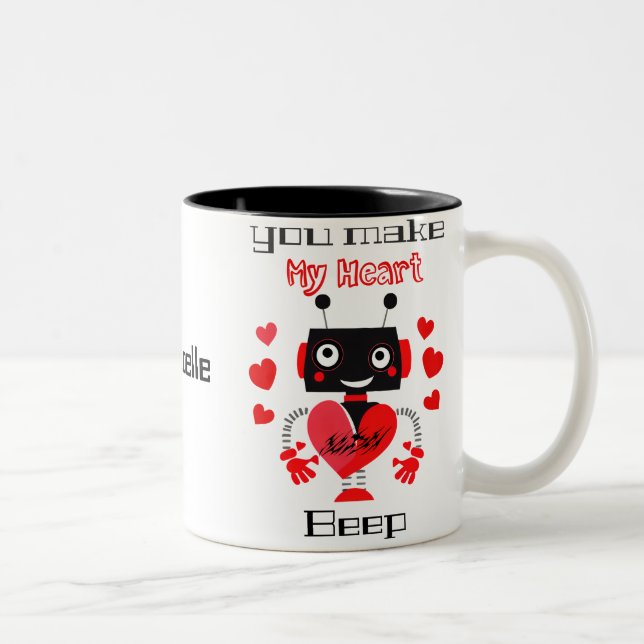 You make my Heart Beep Mug (Right)