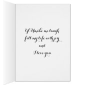 "YOU MAKE MY HEART FLUTTER" (Inside (Right))