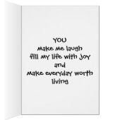 "YOU MAKE MY HEART FLUTTER" (Inside (Right))