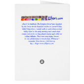 You Make My Heart Gallop- Rainbow Romping Horse Cards (Back)