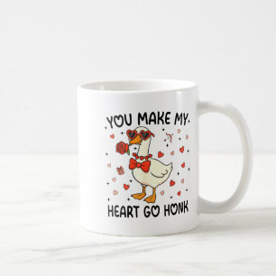 You Make My Heart Go Honk Funny Valentine Silly Go Coffee Mug