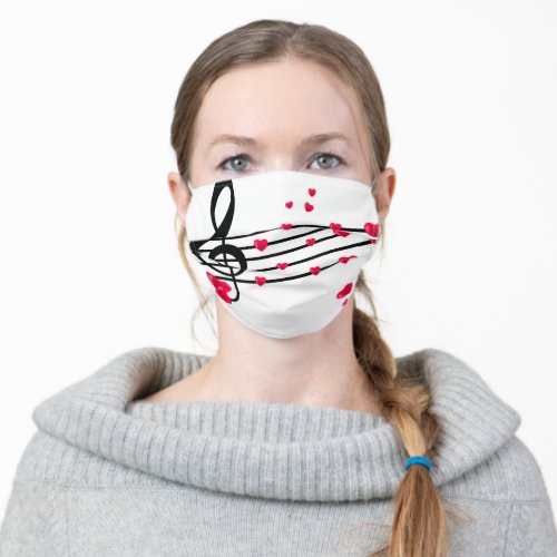 You Make My Heart Smile Adult Cloth Face Mask