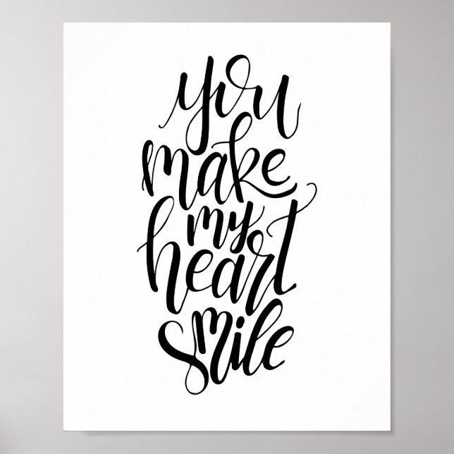 You Make My Heart Smile Poster (Front)