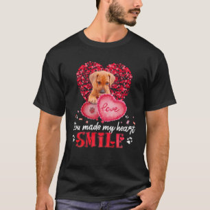 You Make My Heart Smile Rhodesian Ridgeback With H T-Shirt
