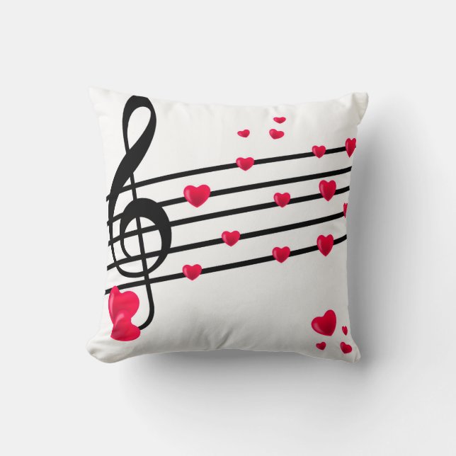 You Make My Heart Smile Throw Pillow (Front)