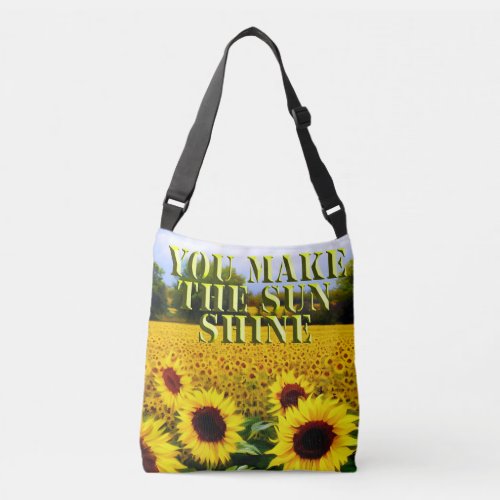 You Make The Sun Shine Crossbody Bag